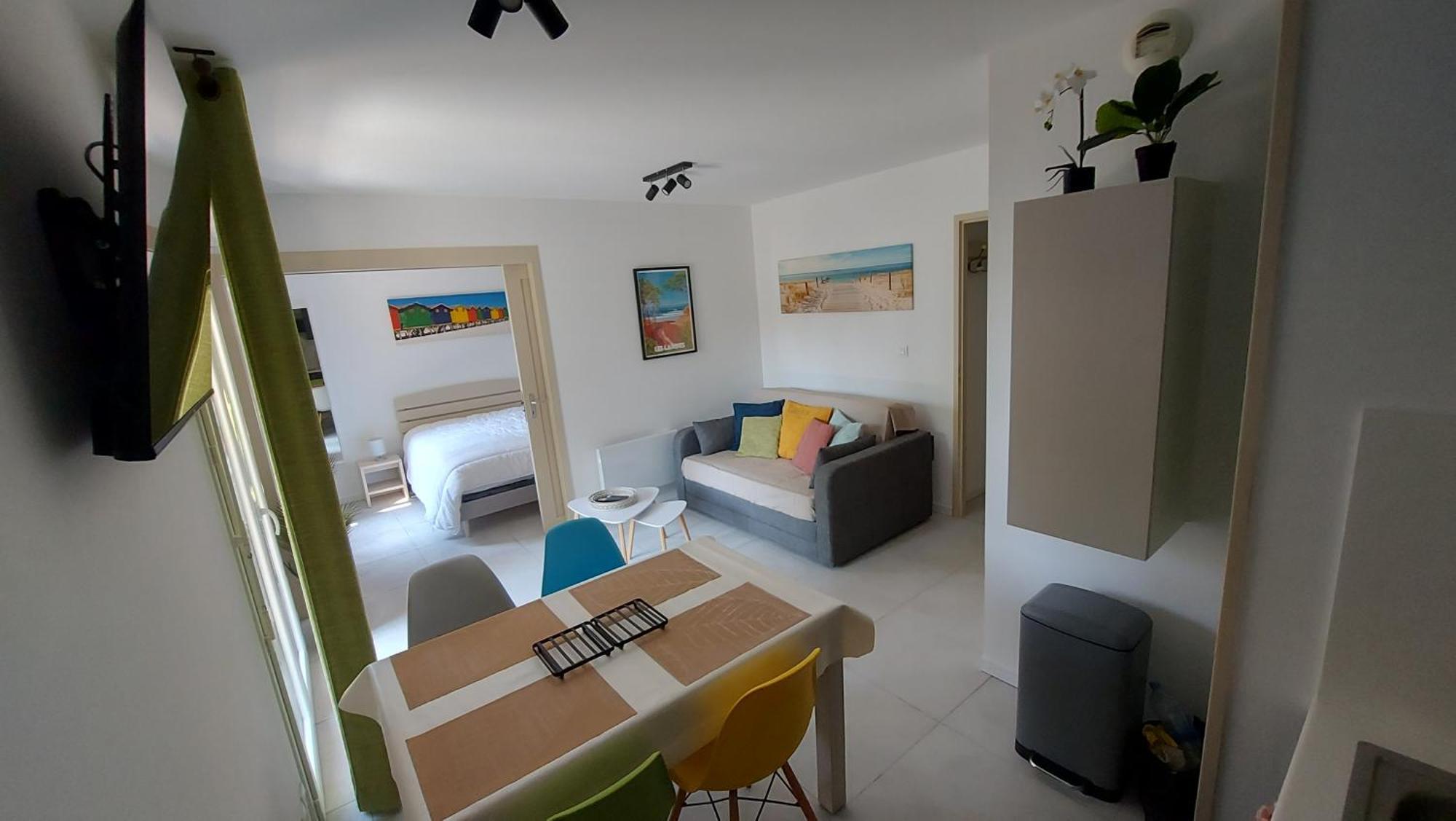 T2, 50m Du Lac, Piscine, Wifi, Jardin Terrasse Sans Vis-a-vis, 1 A 4 Pers Apartment *